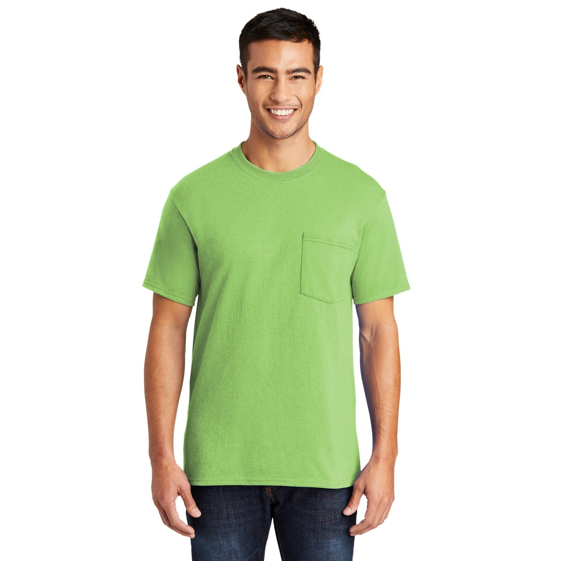 Port & Company-Port & Company® - Core Blend Pocket Tee. PC55P-MedTech-10